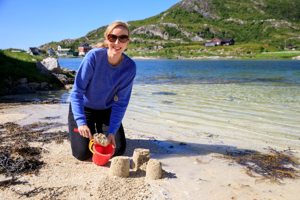  At 10.15pm it's not too late to hit the beach and build some sandcastles