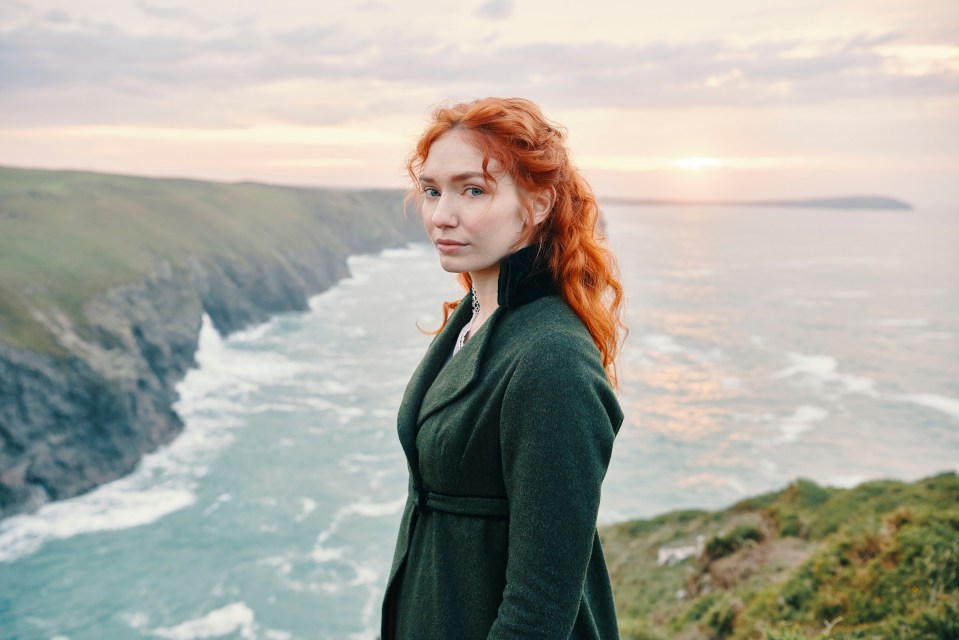  Eleanor Tomlinson plays the feisty Demelza Poldark