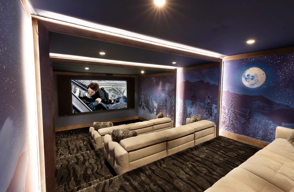  The lower level includes a cinema and a VIP suite where you can watch latest releases on-demand