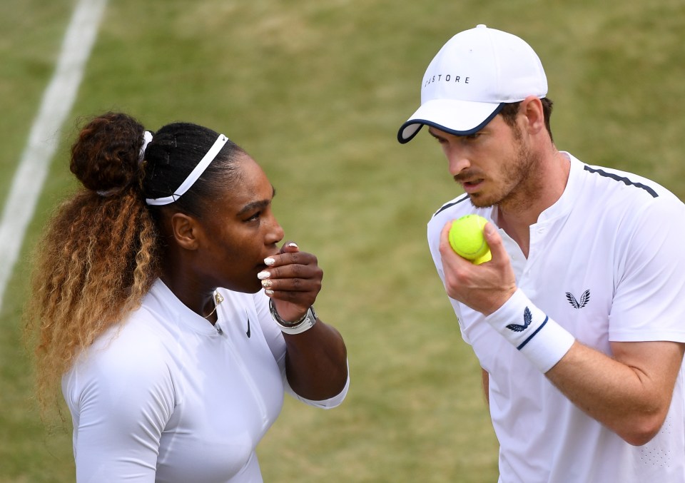 Murray partnered up with Serena Williams for the mixed doubles at Wimbledon this year, reaching the third round