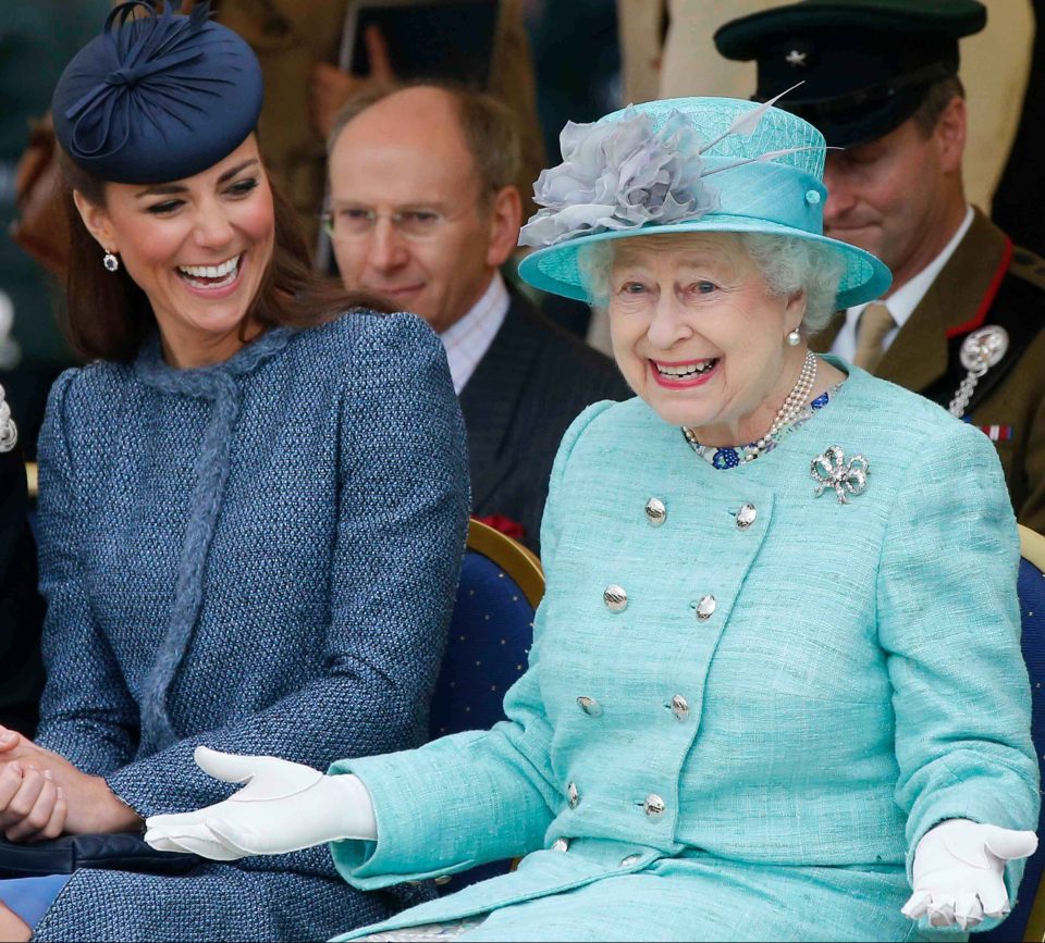  The Queen and Kate appear to get on well now