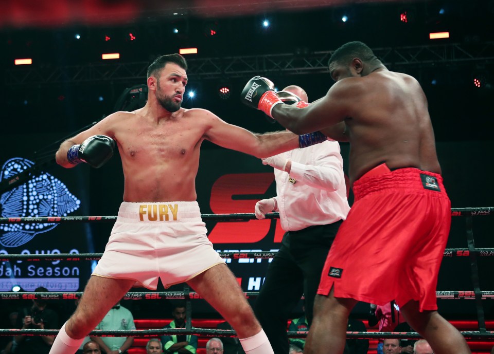 Hughie Fury proved too quick and fresh for the veteran Samuel Peter