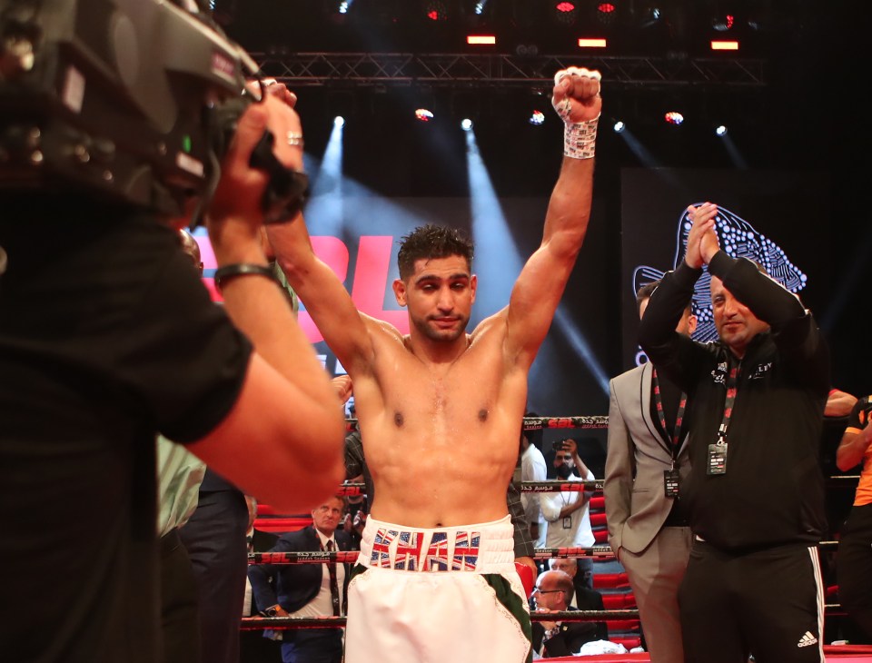 As most people expected, Amir Khan coasted to victory in Jeddah