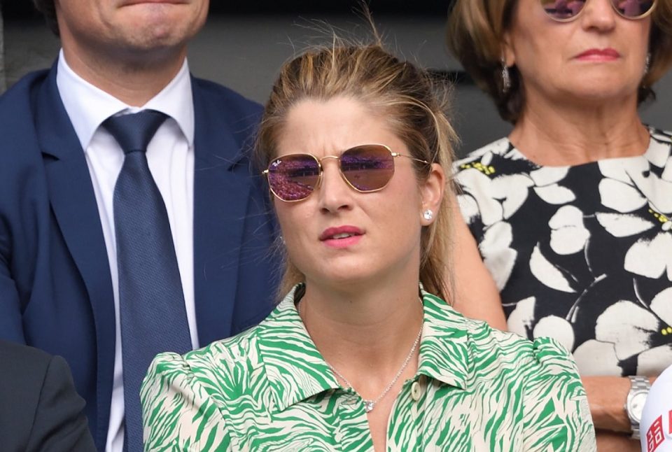  Mirka has watched Federer's career from the stands