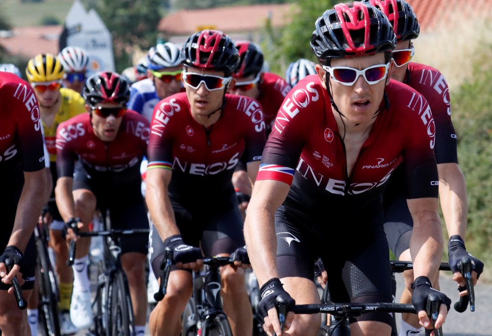  Geraint Thomas and Team Ineos were on their toes as they followed a move that helped him into second on the Yellow Jersey standings