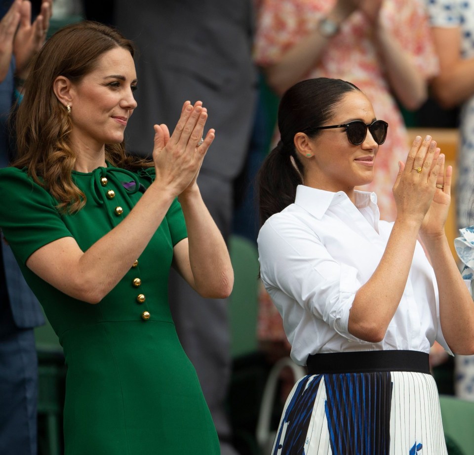 The two duchesses put on a united front at Wimbledon this year