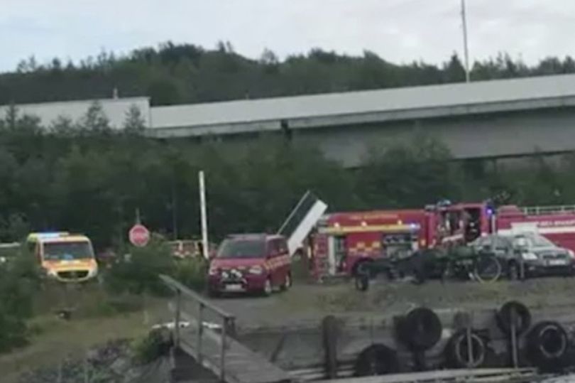  Local media reports claim the plane plunged into a river outside Umea as it returned from a skydiving trip