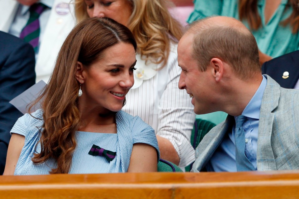 The royal couple made a joint appearance at the Wimbledon Men’s Final on Sunday