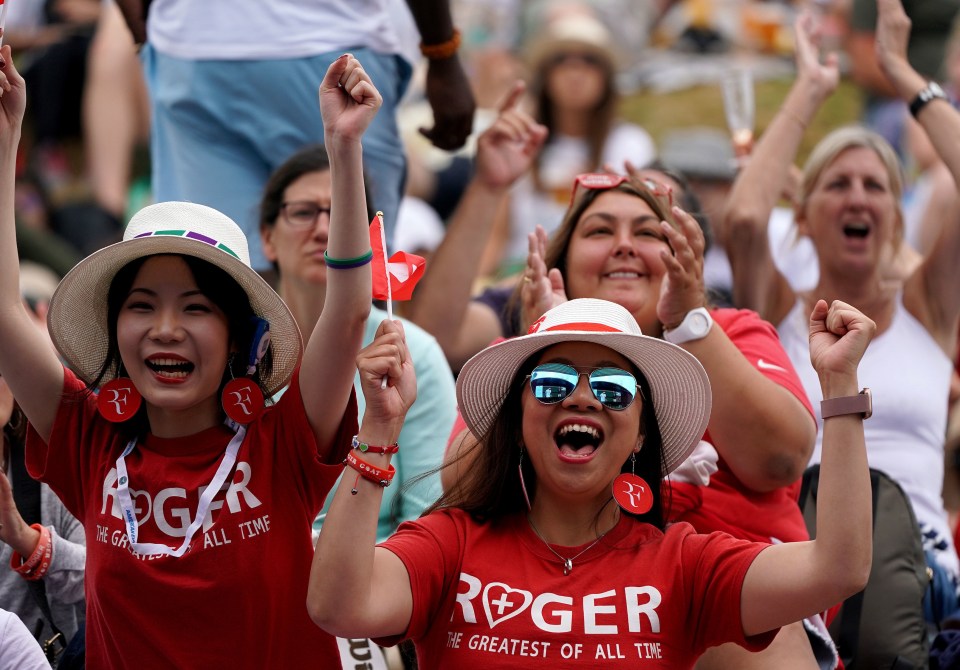 Wimbledon's Centre Court crowd were criticised for their vocal support of Roger Federer during yesterday's final