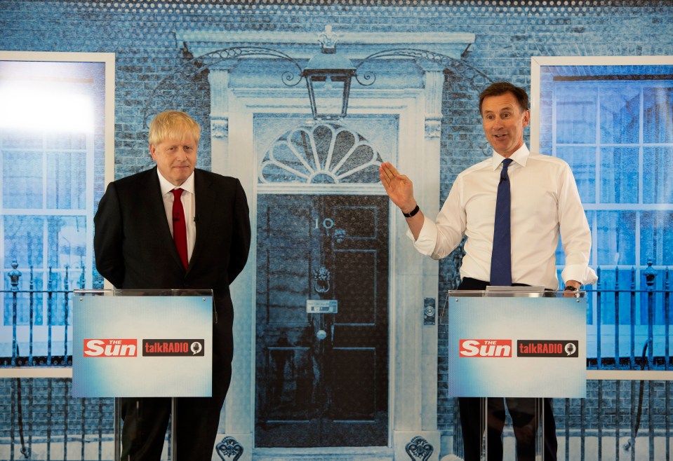  The leadership contenders squared off at a Sun debate