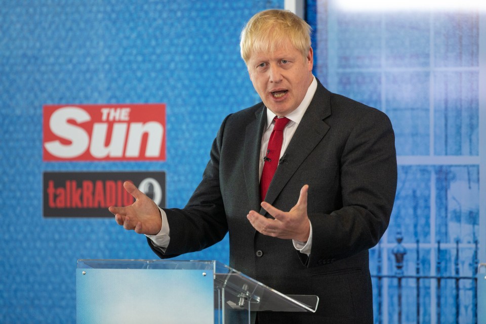  BoJo vowed in The Sun’s leadership debate to axe the Irish backstop from any EU agreement