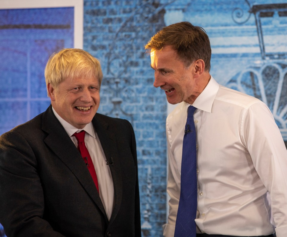  Boris Johnson and Jeremy Hunt battled it out in a final debate tonight