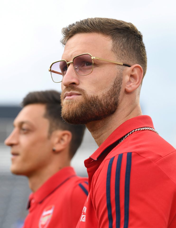 Arsenal fans booed Shkodran Mustafi during the pre-season friendly in America last night