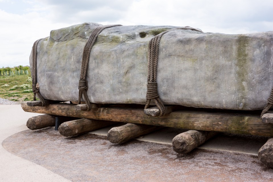  Giant stone monoliths were dragged to Stonehenge using a sledge system