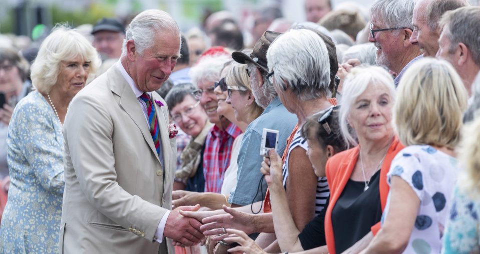  Charles and Camilla greeted crowds in Cornwall as part of their three-day trip