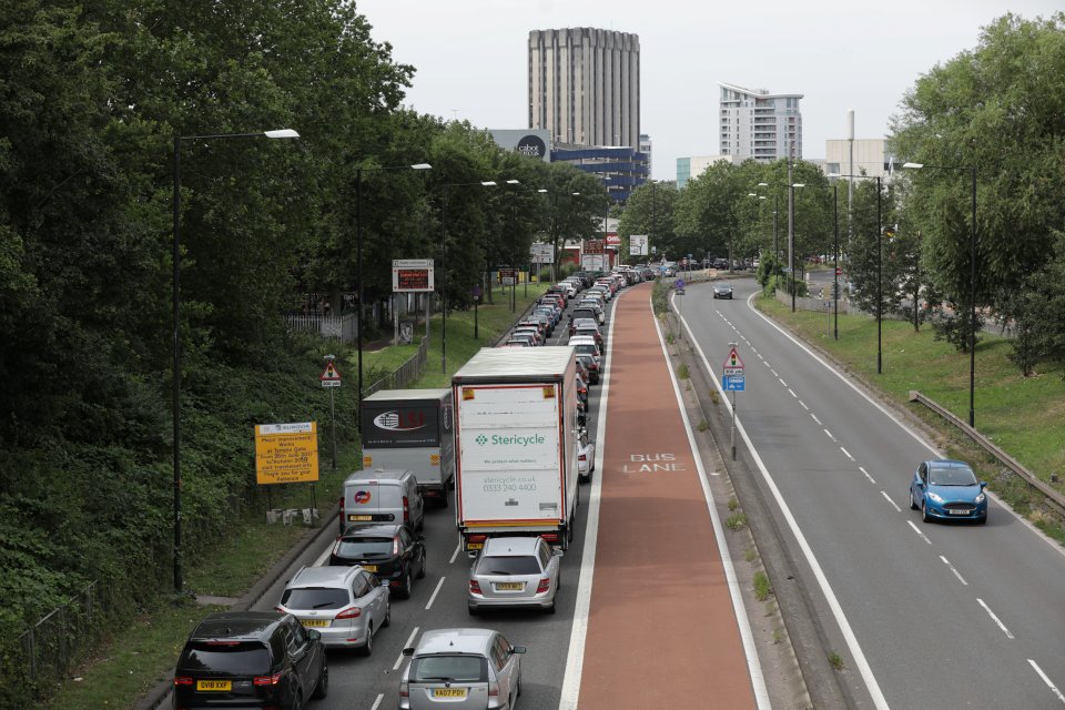 Police stepped in after saying blocking the motorway 'crossed the line'