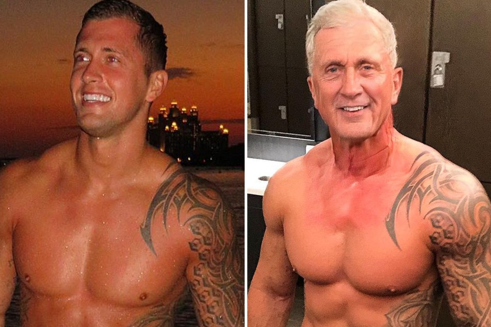  Towie star Dan Osborne seems set to get Sylvester Stallone's looks later in life