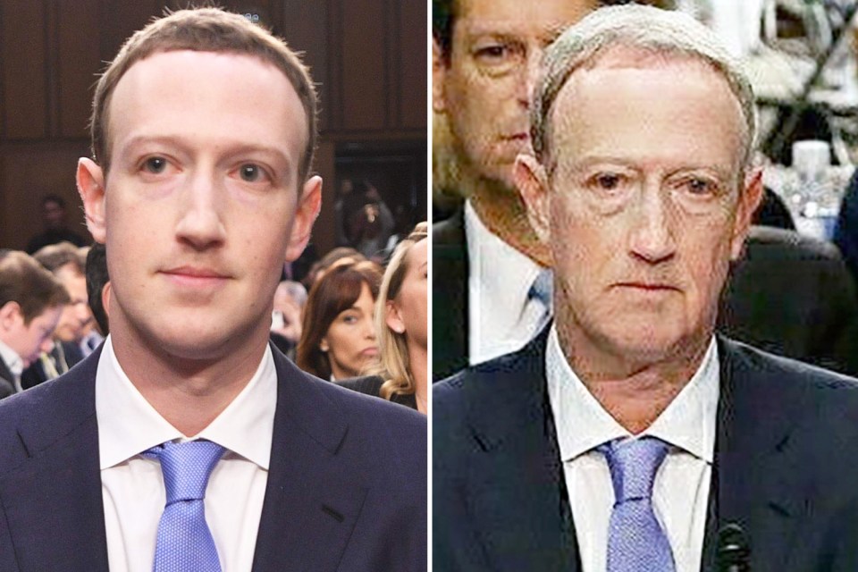  Mark Zuckerberg looks ready to retire from the top job at Facebook in both of these snaps