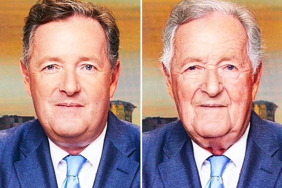  Piers Morgan's FaceApp transformation is very convincing