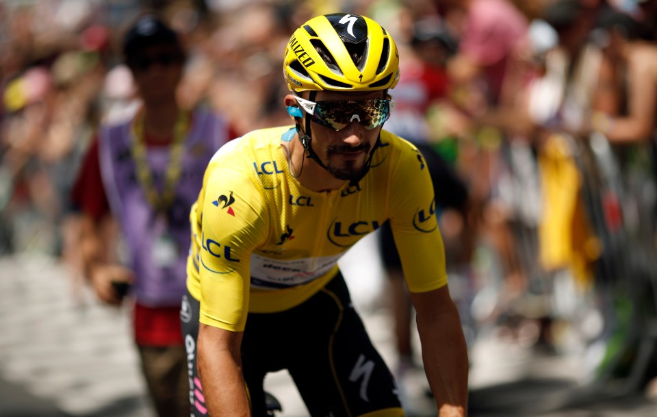  Frenchman Julian Alaphilippe is in the Yellow Jersey as the race heads into the Pyrenees