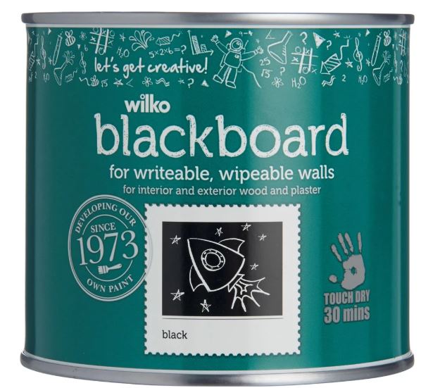  Shoppers have been raving about Wilko's chalkboard paint online