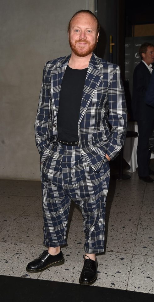  Celeb Juice star Keith Lemon wore a cool patterned suit