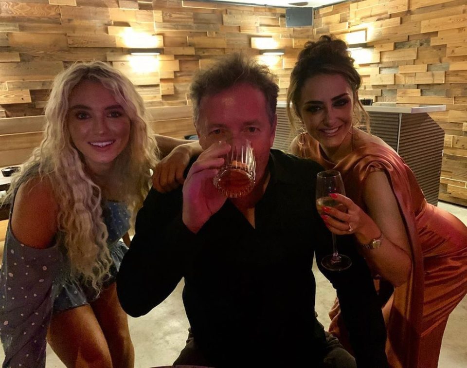  Piers with Lucie and Hanna at the ITV bash