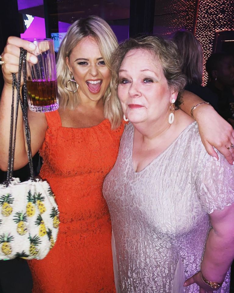  She was later seen partying with I'm A Celeb co-star Anne Hegerty