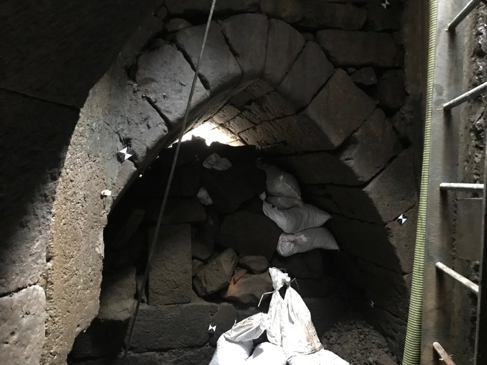  Archaeologists have been searching for the exit to this ancient drain tunnel for years