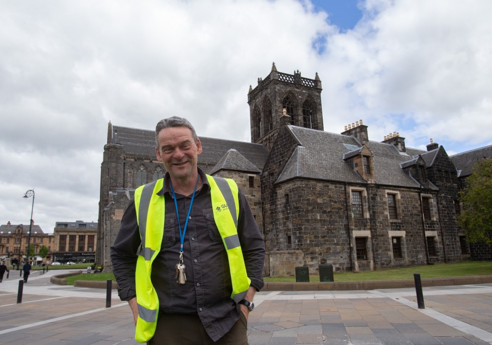  Archaeologist Bob Will from Guard Archaeology led the dig near Paisley Abbey