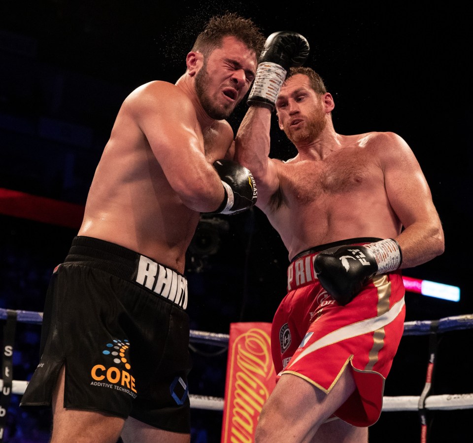 Price outclassed Brit rival Allen over ten rounds