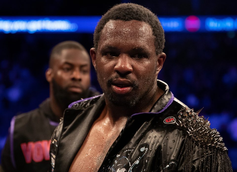  Whyte was reportedly found with two illegal substances in his system before his Saturday night win over Oscar Rivas