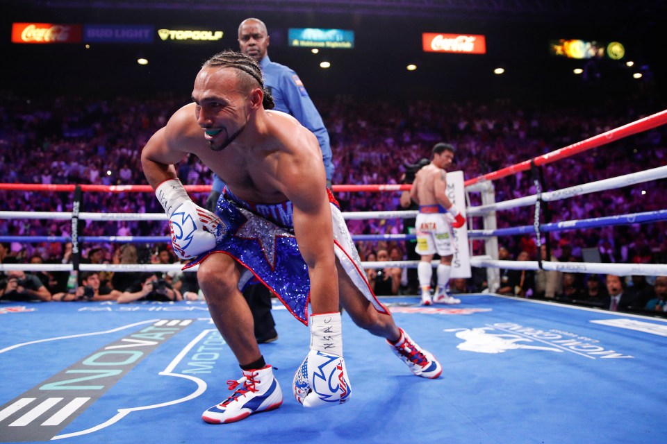 Thurman had got off to a good start in the opening session before being floored