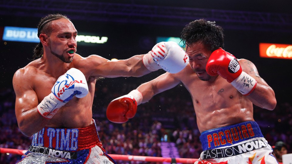 As the contest went into the middle stages Thurman began to find his stride