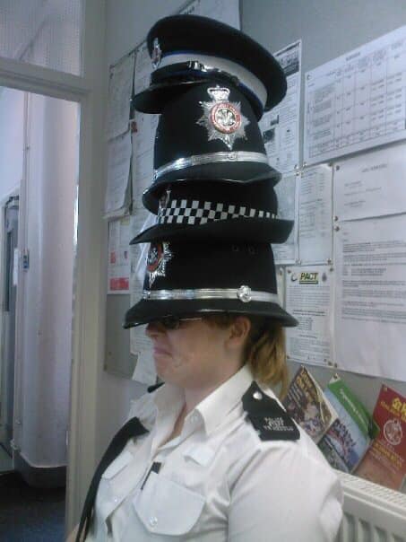  This cop only managed four hats