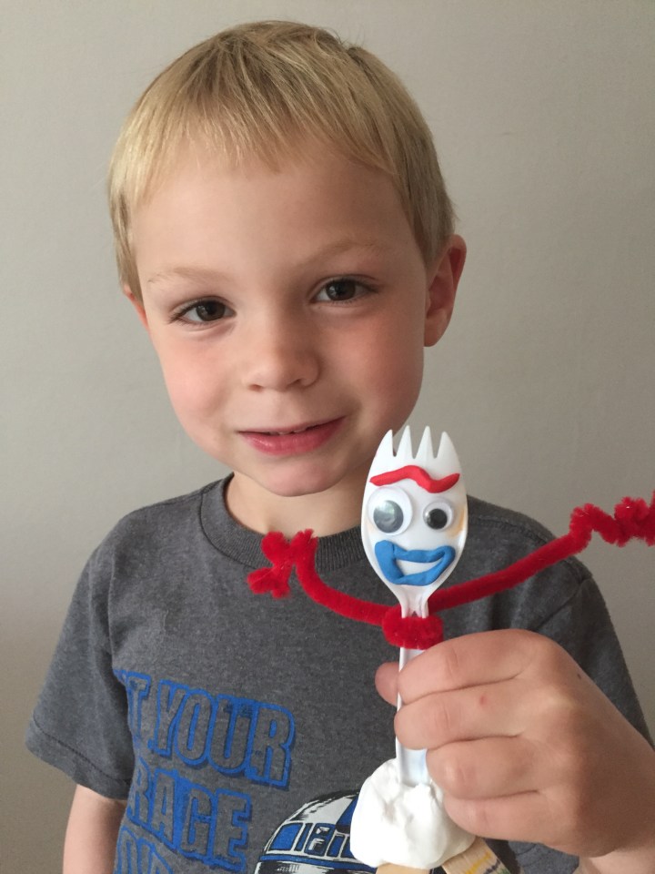  Forky certainly proved a huge hit for five-year-old Henry Hinds