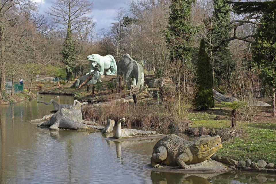  Visit life-size dinosaur sculptures at Crystal Palace Park