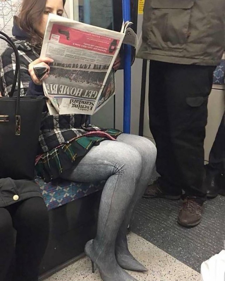  That's one way to avoid working out which shoes match your jeans