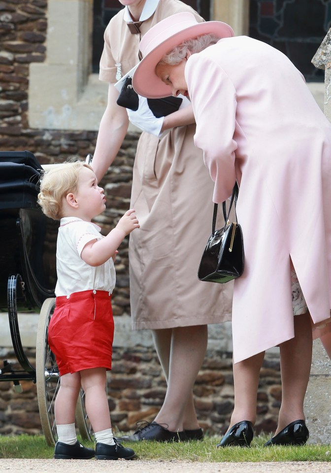  The Queen is said to go out of her way to spend time with her great-grandson