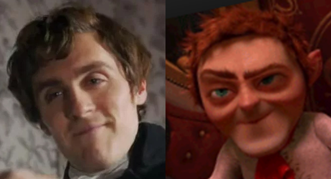  This week’s winner is George Warleggan from Poldark and Shrek’s Rumpelstiltskin. Sent in via email by Michele McGuire