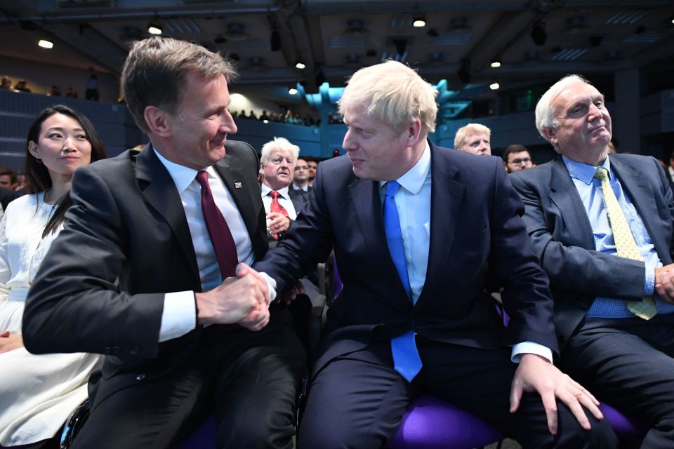  Boris scored a landslide victory over Jeremy Hunt