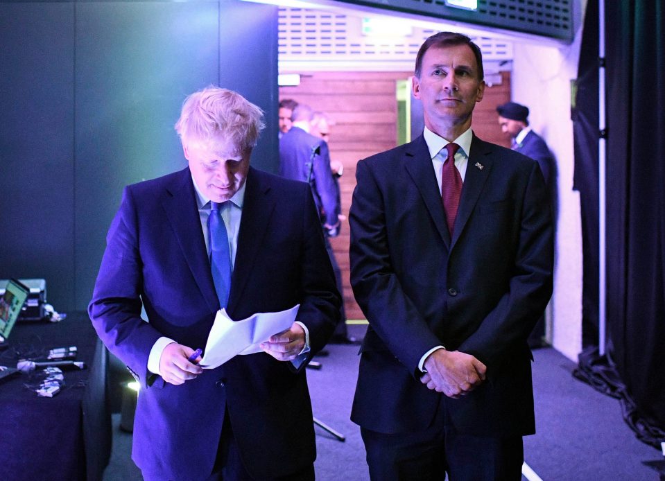  Boris checking his victory speech backstage