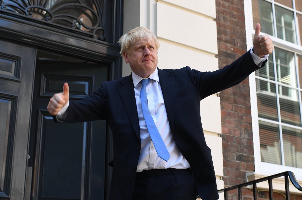  Boris Johnson was today elected as the new Tory leader