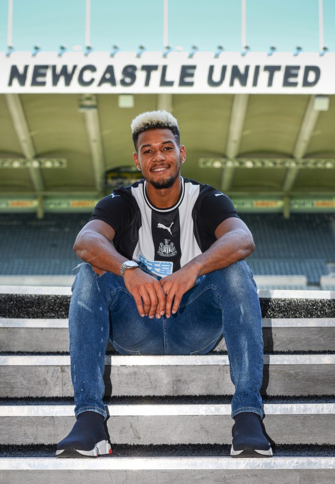 Joelinton will wear the No9 jersey for Newcastle next season