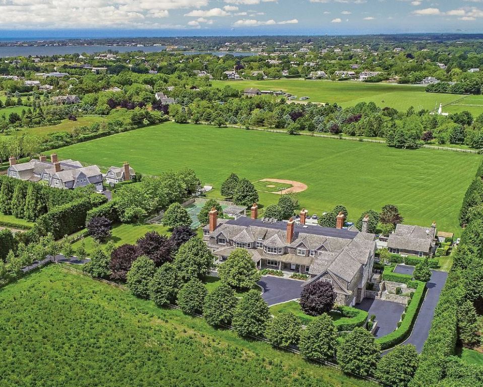  An ariel view of the property shows the 12-acre grounds