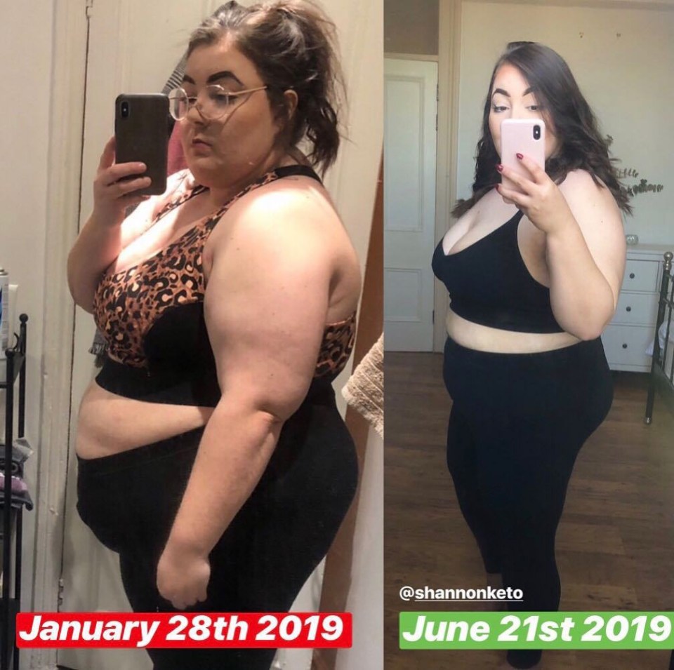  She made a resolution to herself in January this year and started the Keto diet