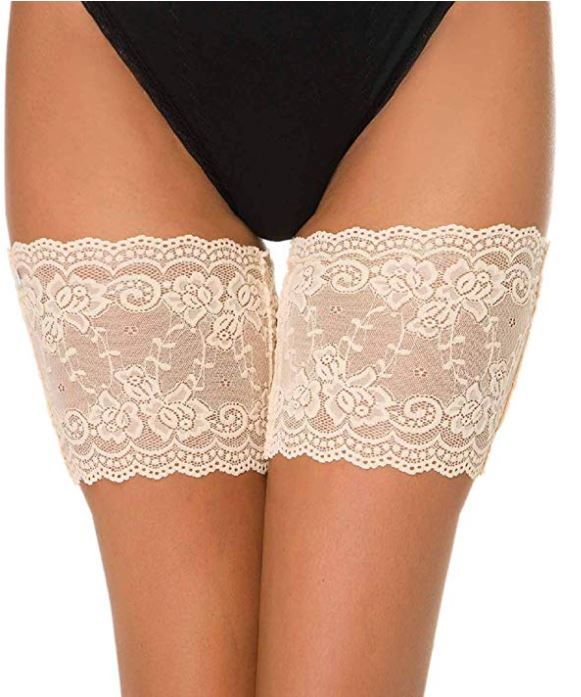  Lace bands look chic AND stop your legs from rubbing in the heat