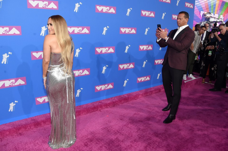 Alex Rodriguez appeared to be committed to getting the perfect shot for fiance Jennifer Lopez