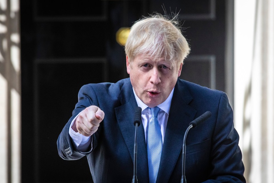  BoJo made a typically tub-thumping speech after becoming PM