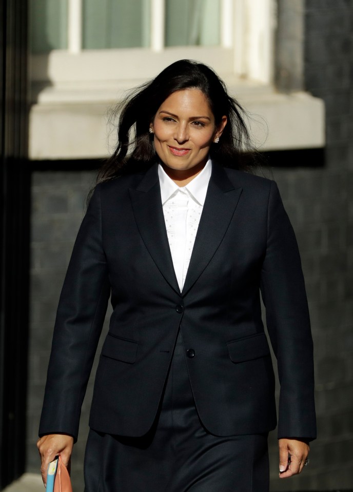  Priti Patel was made Home Secretary last night